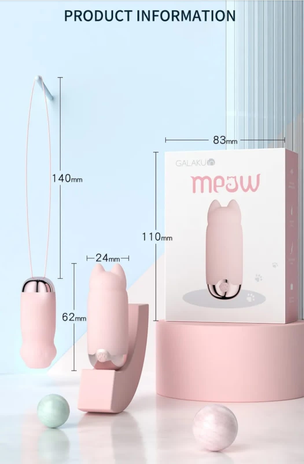 Vibrador bala Gatito