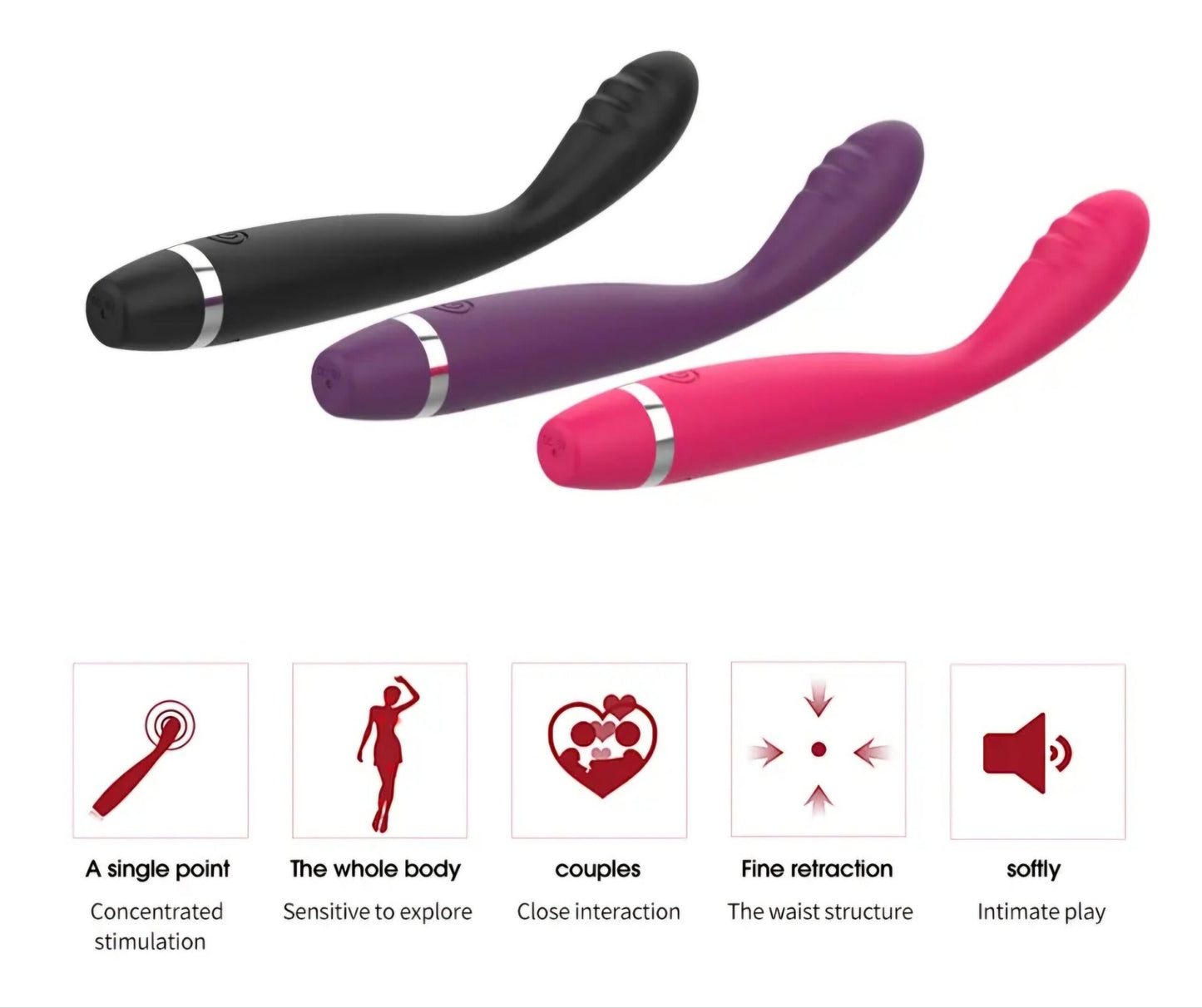 Vibrador estimulador de punto G