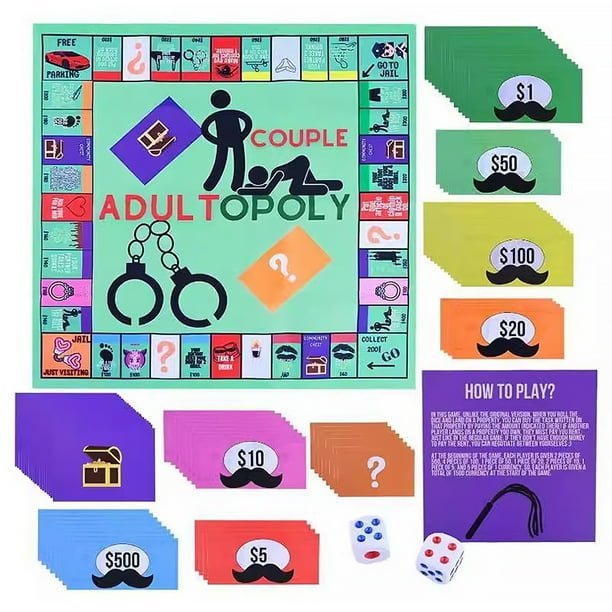 Juego de Mesa para Parejas Adultopoly Interactivo