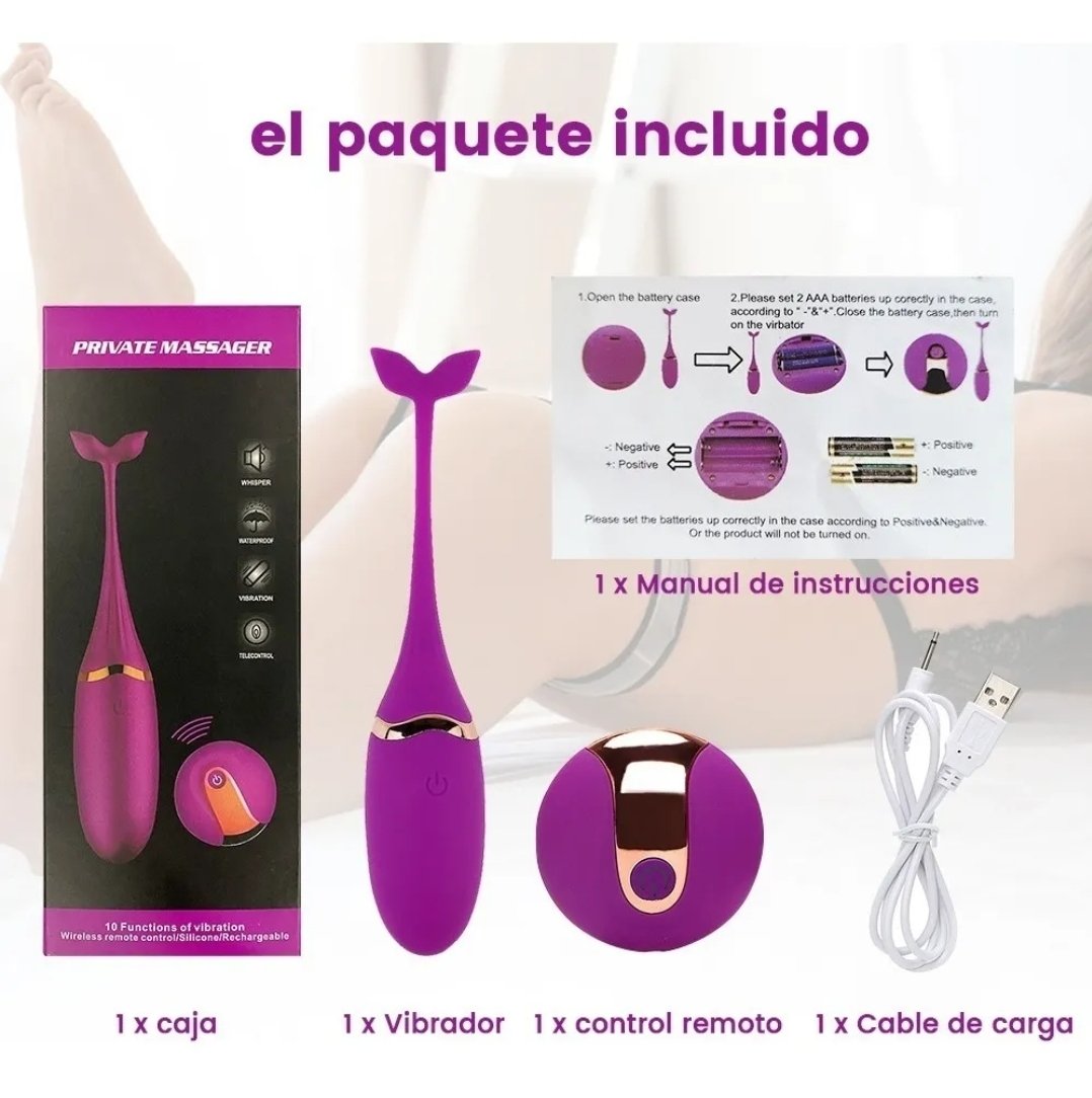 Vibrador Cola de Sirena