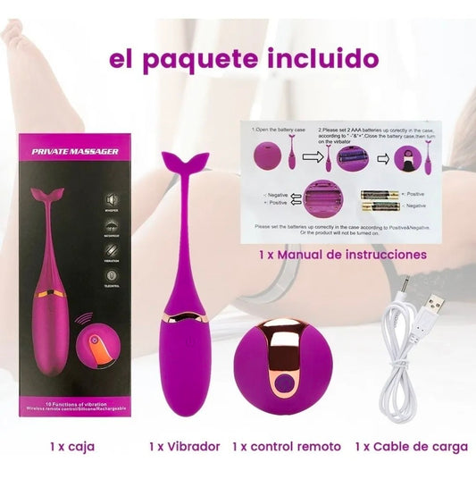 Vibrador Cola de Sirena